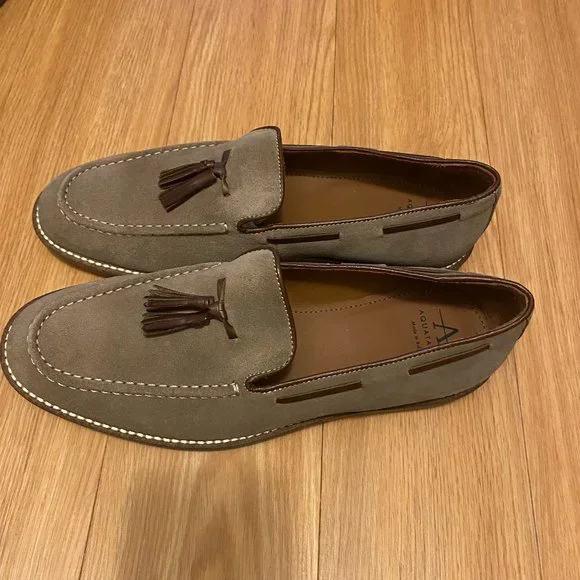 Aquatalia | Shoes | Brand New Aquatalia Mens Suede Loafers  display picture 1